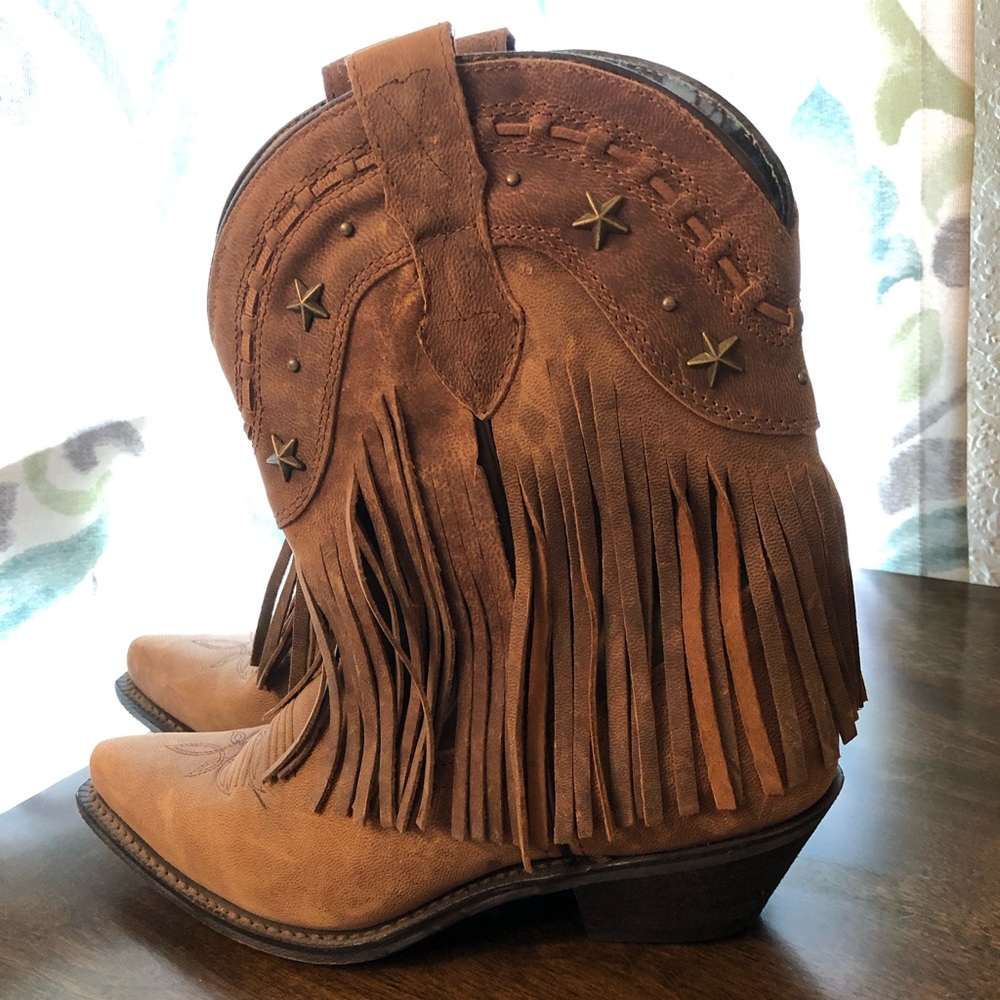 Cowgirl Boots with Fringe